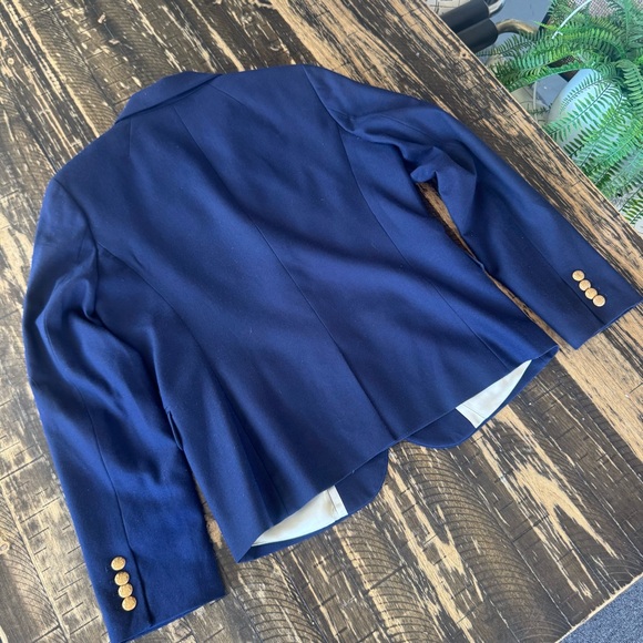 💫 J.Crew Navy Structured Blazer – Size 6 (Based on Measurements) - Picture 9 of 17